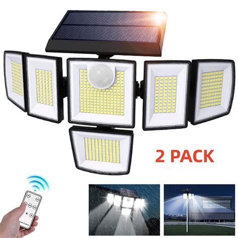 solar flood lights with remote|SmartBright Solar Flood Light .